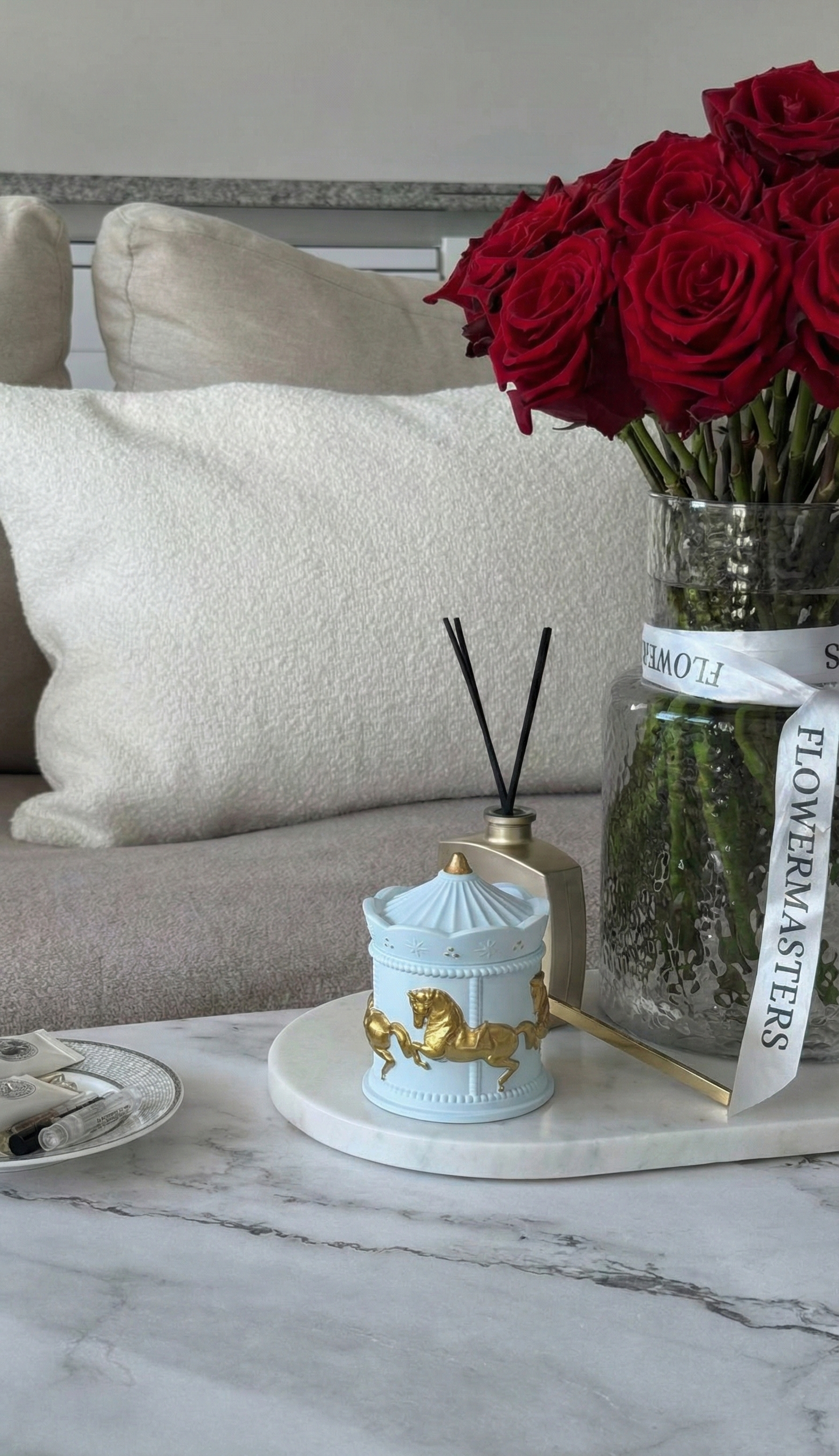 Campanilla de viento azul