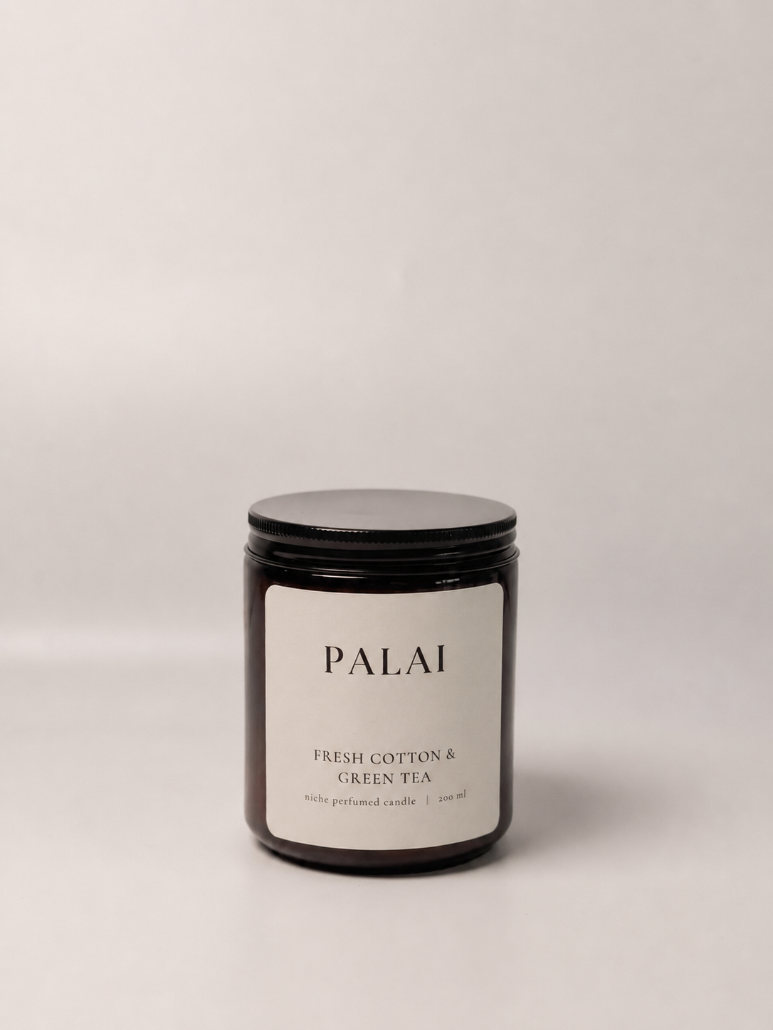 Aroma candle FRESH COTTON & GREEN TEA