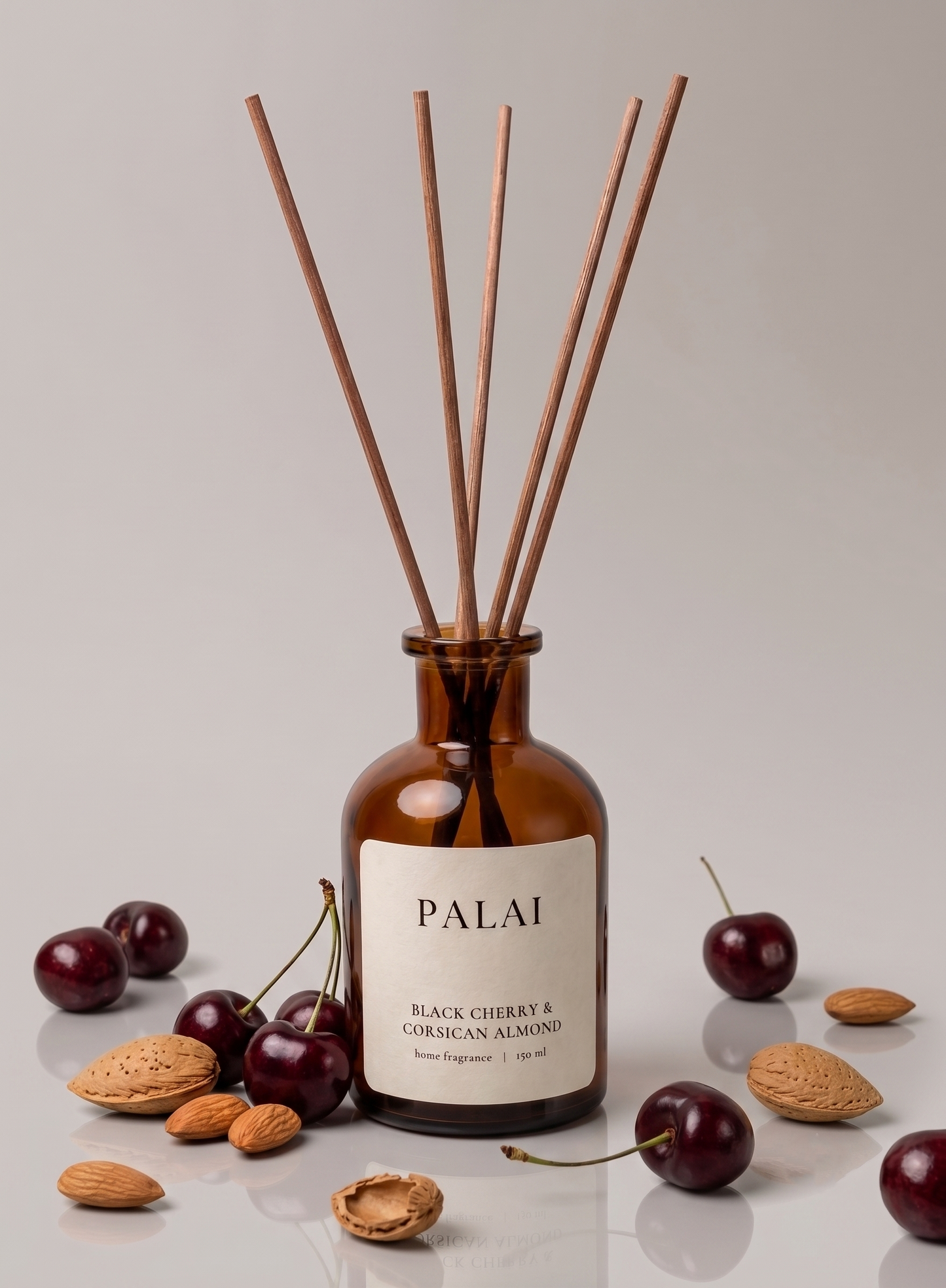 Reed diffuser BLACK CHERRY & CORSICAN ALMOND