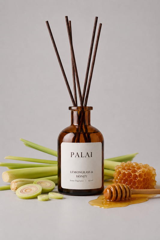 Reed diffuser LEMONGRASS & HONEY