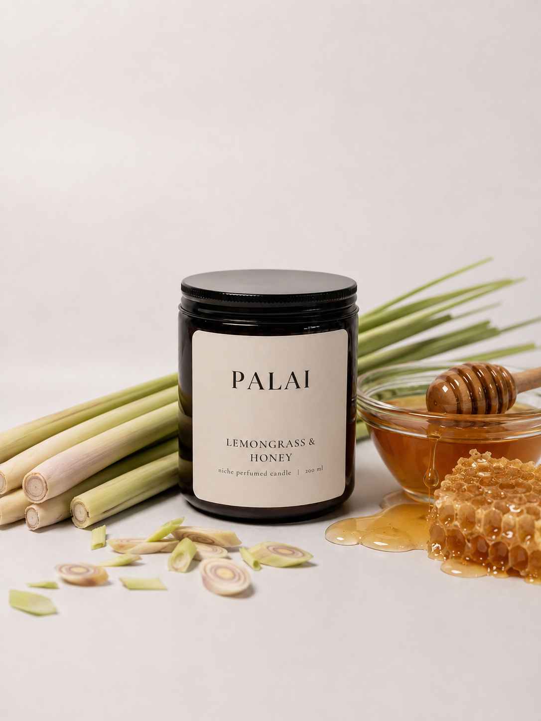 Aroma candle LEMONGRASS & HONEY