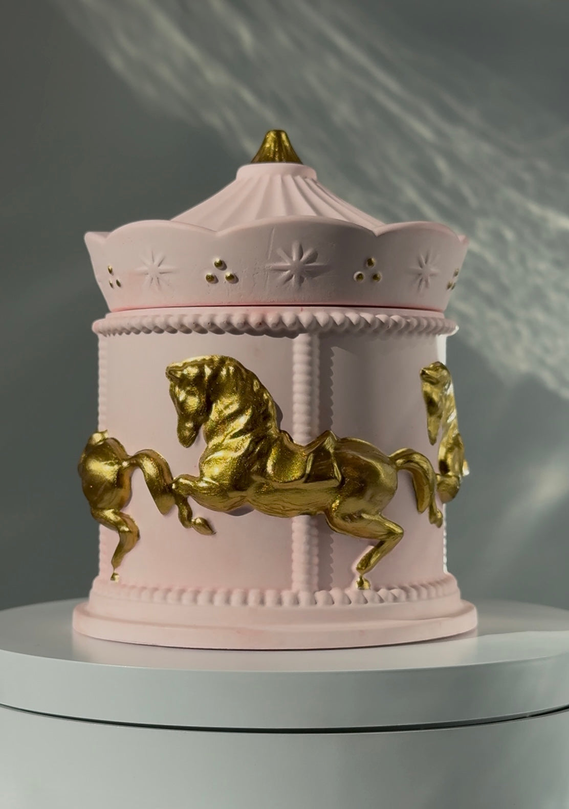 Carousel Candle Dewy Rose
